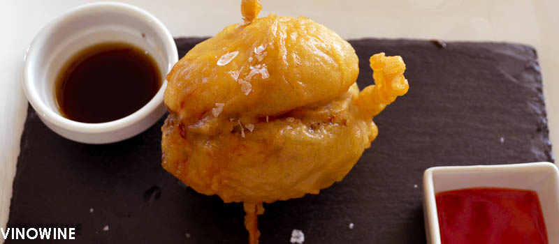 Champiñón sorpresa en tempura de Toni Grimalt