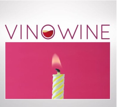 logo VinoWine aniversario