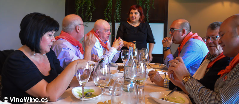 Restauranteros atendidos por Soraya en Restaurante Jauregibarria