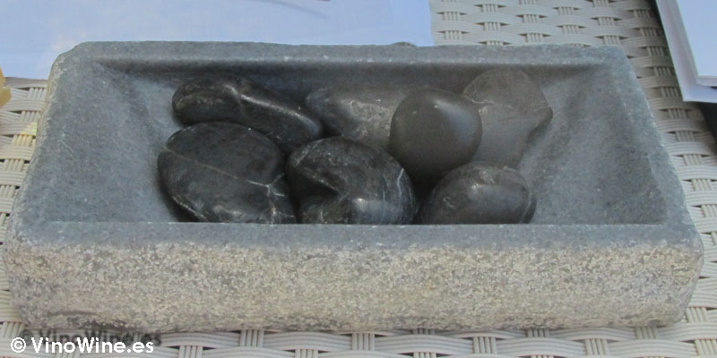 Piedra de parmesano de Quique Dacosta en Denia