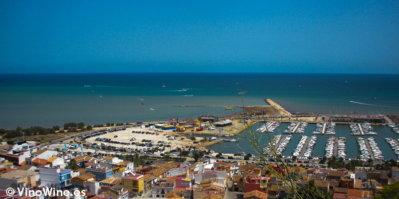 Puerto de Denia desde el Castillo