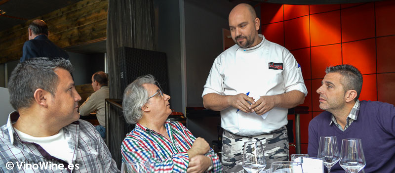 Restauranteros con César Martín de Lakasa en Madrid