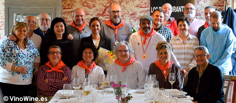 Peña Gastronómica los Restauranteros en el Restaurante el Cenador de Amós en Cantabria