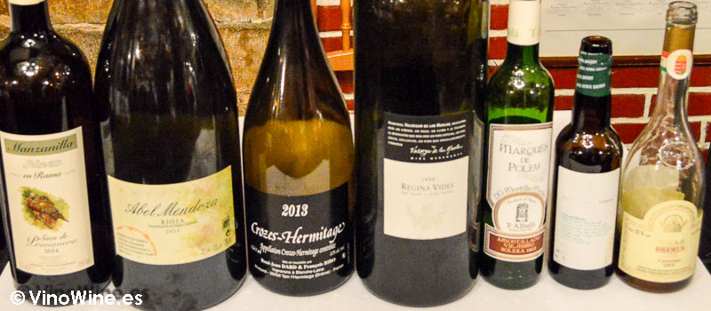 Los vinos seleccionados por Andrés Conde de la Cigaleña en Santander