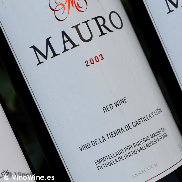 Cata Vertical del vino Mauro, cosecha 2003