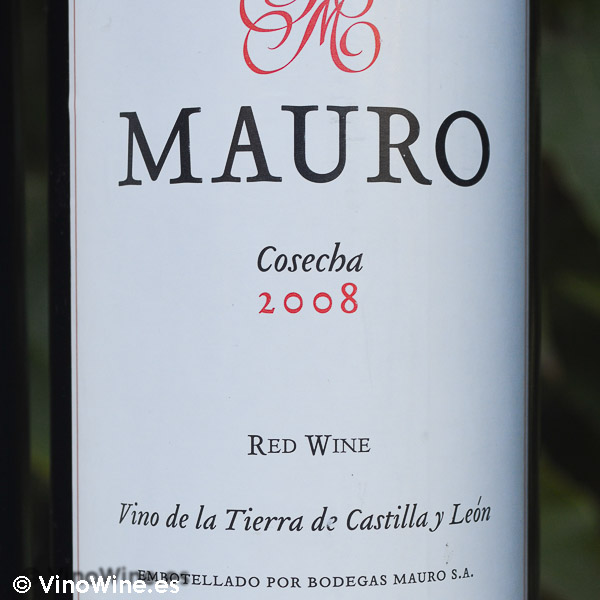Cata Vertical del vino Mauro, cosecha 2008