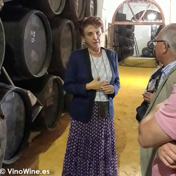 Carmen Borrego Pla de Bodegas El Maestro Sierra de Jerez visitada en Vinoble