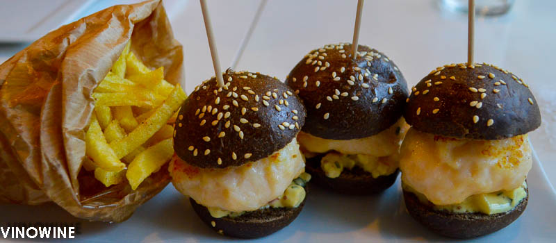Mini hamburguesas de sepia estilo Maine del Rodamons de Russafa