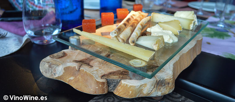 Tabla de quesos de Lakasa en MAdrid