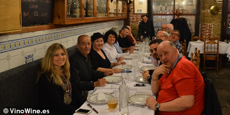 Restauranteros en la Cigaleña en Santander