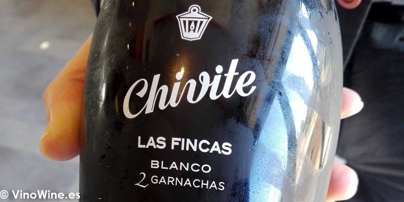 Chivite Las Fincas Blanco dos garnachas bebido en el Restaurante Bonamb de Javea en Alicante