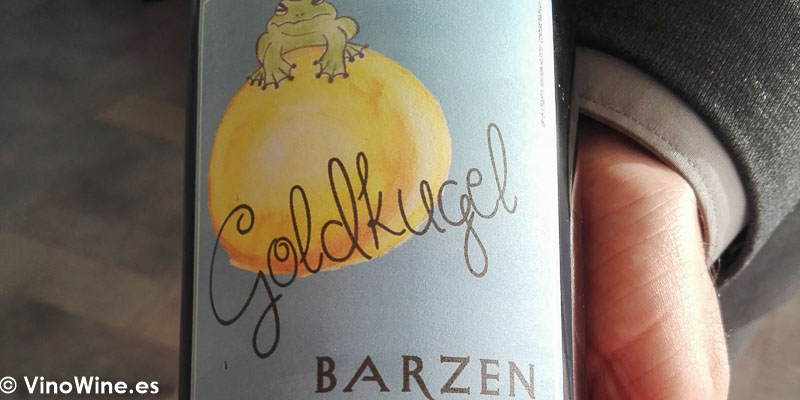 Goldkugel Barzen Riesling Aulesse 2015 de Mosela bebido en el Restaurante Bonamb de Javea en Alicante